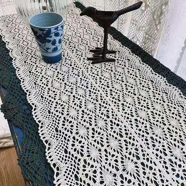 Pamuk Tığ Dantel Nakış Dantel
