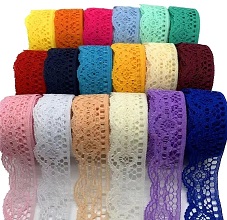 Elastik Dantel Trim Chinlon Glister Shinning Metalik Altın Renkli Dantel